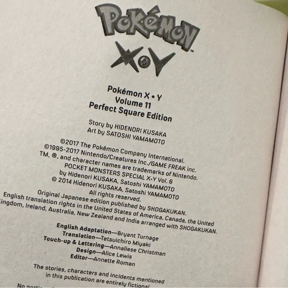 Pokémon X•Y manga series, written by Hidenori Kusaka Volume 11 - Picture 3 of 3